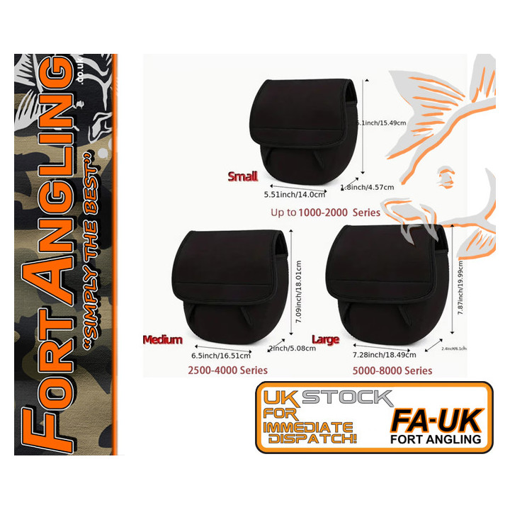 QUALITY ACCESSORIES - NEOPRENE REEL PROTECTIVE COVER (3 SIZES)